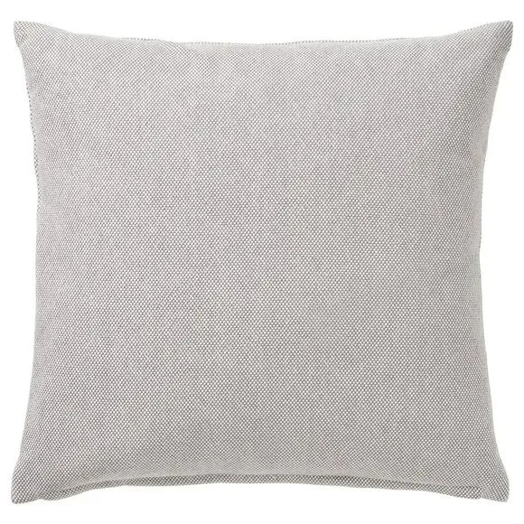 IKEA SANDTRAV Accent Throw Cushion Pillow gray/white, 18x18 zipper closure down - Picture 1 of 4